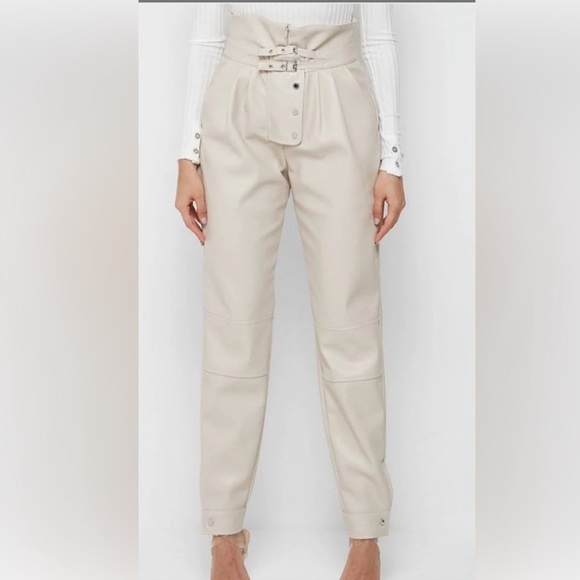 20. Maniere De Voir Faux leather Pants - Picture 3 of 16